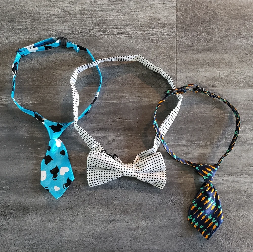 Colorful Dog Neck Tie 3PK Bundle